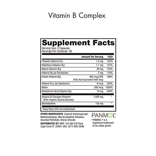 Dr. Mercola Vitamin B Complex with Benfotiamine Dietary Supplement, 30