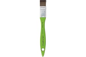 DA VINCI BRUSHES da Vinci Student Series 5073 Fit for School and Hobby Paint Brush, Mottler Flat Elastic Synthetic with Green Matte Handle, Size 20