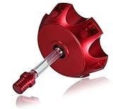 Annpee CNC Aluminum Gas Fuel Tank Cover Cap with Breather Valve For 50cc 70cc 90cc 110cc 125cc 140cc 150cc 160cc Pit Dirt Motor Bike ATV Taotao XR CRF 50 SSR Roketa