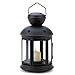Accent Plus Zingz & Thingz Classic Farmhouse Collection Colonial Candle Lamp, 5x5x9.5, Black