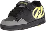 Heelys Boys' Hyper Sneaker, Black/Grey/Bright Yellow, 5 M US Big Kid