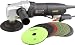 DAMO Variable Speed Stone Polisher Concrete Polisher Grinder 4" Wet Polishing Kit for Granite Concrete Countertop Floor