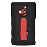 Coolpad Rogue Case,IDEA LINE INC(TM)For Coolpad Rogue(T-Mobile)Heavy Duty Hybrid Protective Phone Cover + Free Stylus Pen(RED/BLACK)