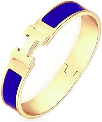 Ibest Women's H Stylish Fashion 316L Stainless Steel Anti Allergic H Buckle Bracelet Size 16CM