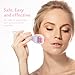 Microneedle Derma Roller Titanium Kit for Face Body Skin Hair Growth with 4 0.3mm 0.25mm Replacement Needles, 6 in 1 Micro Needling Dermarolling Stamp Face Facial Microdermabrasion Roller