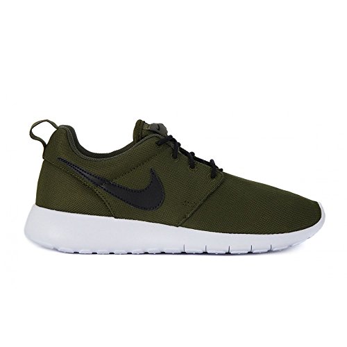 Nike – Rosherun GS – 599728303 – Color: Black-Green – Size: 5.5