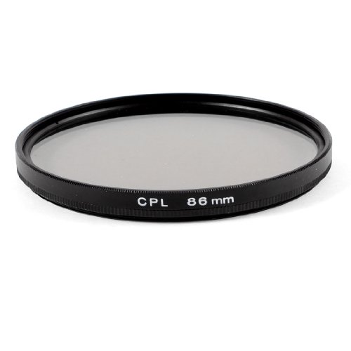 86mm Circular Polarizing CPL Lens Filter Protector Black for Digital Camera