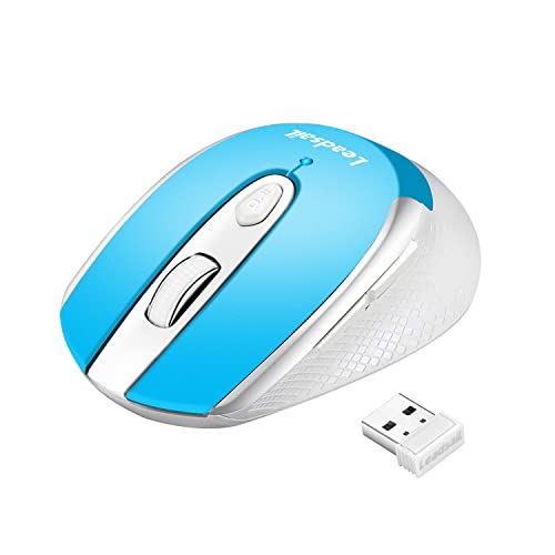 LeadsaiL Ratón Inalámbrico, Wireless Mouse Silencioso Ratón... en promo sur Amazon