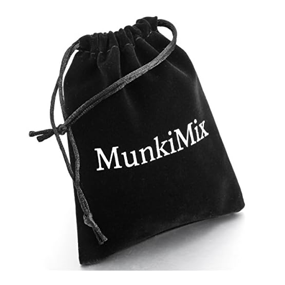 MunkiMix 6MM Amplio Acero Inoxidable Agua Resistente Cadena Collar por Hombres Mujeres Muchachos Muchachas Eslabones… - Imagen 8