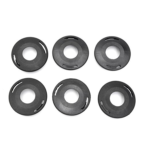 CoCocina 6pcs Spools+6pcs Cap Combo Lawnmower Head Cover For Stihl 25-2 FS 90 100 110 120 130 55 80 83 85