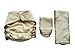 Hemp / Organic Cotton Fitted Cloth Diapers (Includes 2 Inserts; Fits 7-25lbs) (1 Pack)