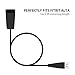 Fitbit Alta Charger——Hagibis Black Replacement Usb Charger Cable For Smart Watch Fitbit alta Band Carry the Restart Button