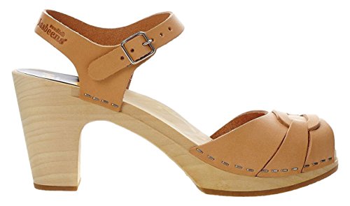 Swedish hasbeens Women's Peep Toe Super High Platform Sandal