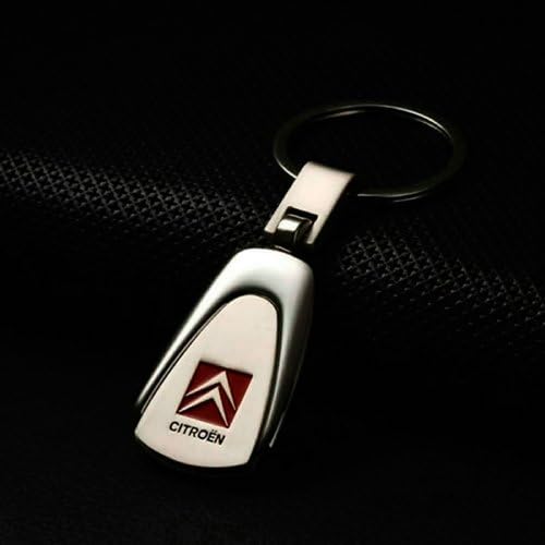 CHAMPLED CITROEN Emblem Keychain Keyring Logo symbol sign badge personalized custom logotipo Quality Metal Alloy Nice Gift for Man Woman