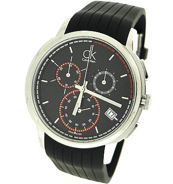 Drive Men's Chronograph Watch Dial/Strap Color: Black