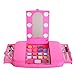 IQ Toys Pretend Play Makeup Kit for Girls Little Fairy Princess Beauty Star Light Up Vanity Cosmetic Set with Mirror