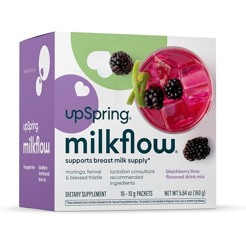 UPSPRING MILKFLOW FENUGREEK-FREE BLACKBERRY LIME DRINK MIX |...