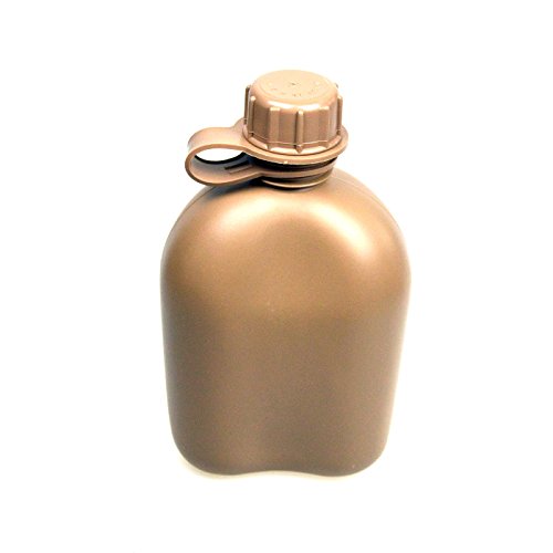 ROTHCO Genuine G.I. 3 Piece 1 Quart Plastic Canteen, Coyote Brown - //coolthings.us