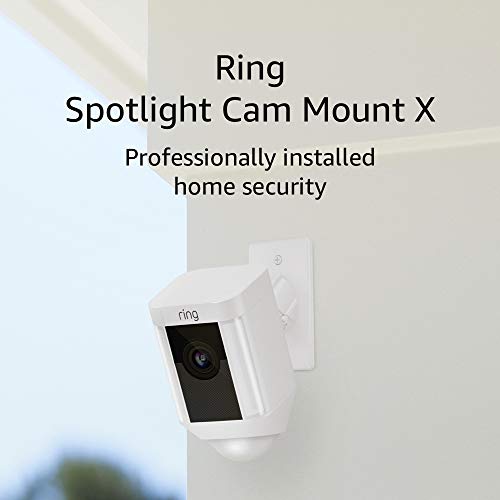 Ring Spotlight Cam Mount X White lifetime video recording, 3year