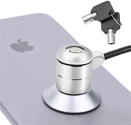 Laptop Combination Lock Security Cable Theft Deterrent with Sturdy Thick Black Security Cable for Desktops, Laptops and Phone, Keyed lock