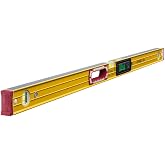 STABILA TECH LEVEL &reg; 196, IP67, with Case, 48 in, Cat. No. 36548 | Digital electronic spirit level in Black finish with IP65 dust and water protection for accurate readings, includes case
