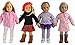 sweet dolly Doll Clothes Winter Clothes Fits 18 Inch American Girl Doll (4 Winter Sets)