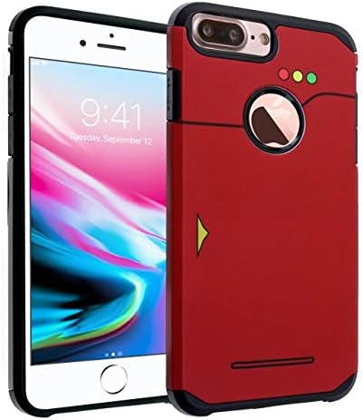 iPhone 6S 7 8 Plus CASEMPIRE Pokedex Dual Layer Hybrid Case Shock Proof Never Fade Slim Fit Cover for iPhone 6S 7 8 Plus- Pokedex Hybrid