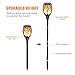 Ambaret Solar Lights, Flickering Flames Solar Torch Lights Outdoor Waterproof Decoration Lights Dusk to Dawn Auto On/Off Security Flame Torch Lights for Yard Garden (4 Pack)