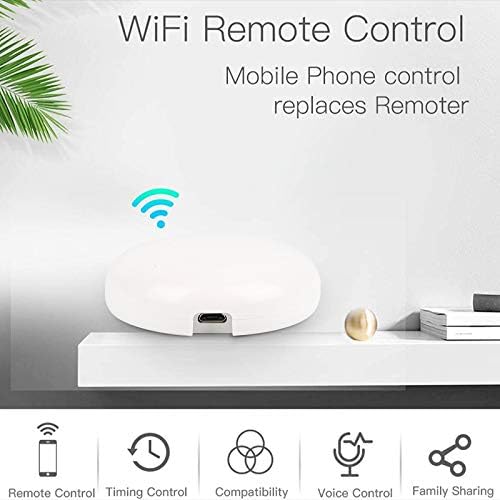 LOULE Tuya Smart Wifi Control Remoto Equipo de Control del Hogar en cualquier momento en cualquier lugar Compatible con AlexaEcho Google Home Control de Idioma Vida Inteligente