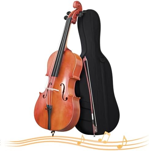 Amazon.com: 5.5In Wooden Miniature Cello Replica With Case