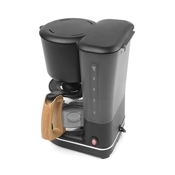 PROGRESS EK3757PBLK Scandi Filterkaffeemaschine mit Holz, filterkaffeemaschinen Automatische Abschaltung bei Warmhalten… – Bild 6