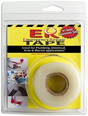 ER Tape: Self-Fusing Silicone Tape, DIY Wrap-It/Repair-It, Clear 1" x 12' x 0.020"(GL20C676BI)