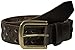 John Varvatos Men's 38mm Leather Belt with Harness Buckle