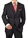 Gino Valentino Men's 3 Button Jacket Flat Front Pants 2 Piece Suit