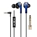Yamaha EPH-M100BL High-Performance Earphones with Remote and Mic, Black
