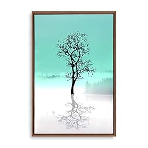 signwin Framed Canvas Wall Art Tree Canvas Prints...