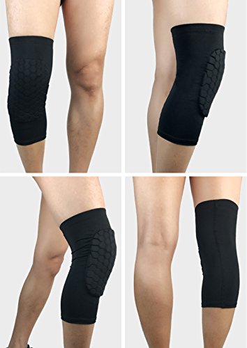 image for Leegem Youth Black Elite Basketball Pro Kneepad Female Male Football B