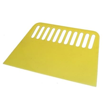 DealMux 5 Wide Kunststoff-Lack Abbeizer Putty Scraper Hellgelb