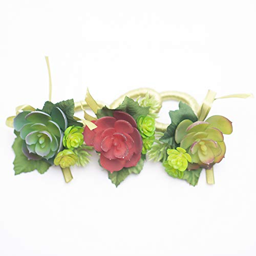 Richland Delilah Succulent Napkin Rings Set of 6