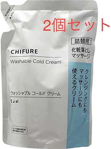 Amazon セット販売 ちふれ化粧品 ウォッシャブル コールド クリーム つめかえ用 300g 2個セット 詰め替え用 クレンジング マッサージ ノーブランド品 クレンジングクリーム 通販
