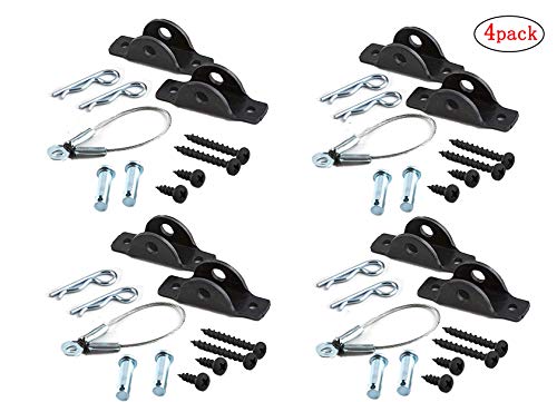 Furniture Anchors Anti Tip,4 Pack Furniture Straps Baby Proofing Anti Tip Furniture Anchors Kit, Metal Earthquake Straps to Wall Keeping Baby Pet Safety from Falling Furniture