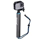 Smatree F1 Waterproof Floating Carbon Fiber Hand Grip Compatible for Gopro Max/ GoPro Hero 8/7/6/5/4/3/2/1/Session/GoPro Hero 2018