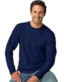 Hanes Men’S 4.5 Oz Hanes Nano-T Long Sleeve T-Shirt M Navy, Online Clothing Store