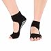 Yoga Socks Non Slip Skid Pilates Barre with Grips Toe for Women 5 Pack