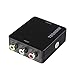 Teorder RCA Composite AV CVBS to HDMI Audio Video Mini Converter Adaptor Full HD 720P 1080P with USB Charge Cable Support PAL/NTSC for PS3/STB/Xbox/VHS/VCR/Blue-Ray DVD Players/TV/PC