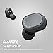 SOUNDPEATS True Wireless Earbuds with Smart Touch Control, Bluetooth 5.0 Headphones HD Stereo Sound Mini Case (0.12oz), Sports Headset Built-in Mic 7.2mm Composite Driver, Total 15 Hours Playtime