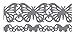 Fiskars Crafts AdvantEdge Border Paper Punch, Butterfly Lace (101730-1002)
