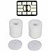 Anewise kit for Shark Rotator Pro Lift-Away Nv500 Hepa Filter & Foam Filter (Containing 4 Foam Filter and 2 Hepa Filter), Compare to Part # Xff500 Xhf500 (Not fit Rotator NV650 & NV750 Series)