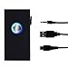 ETvalley 2-In-1 Switchable Bluetooth Audio Transmitter and Receiver with a 3.5mm Jack Plug for PC, Phones, Tablets and MP3 Player, Color Black