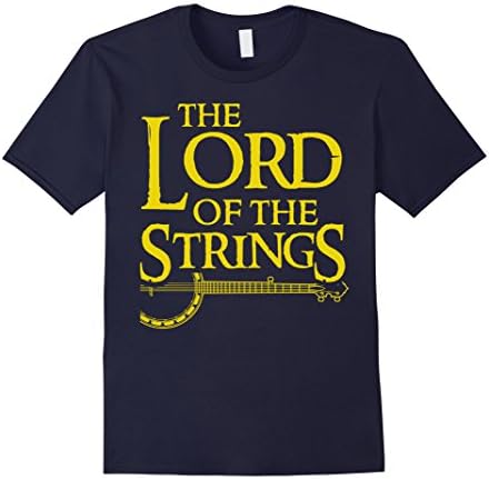 Men's The Lord Of The Strings Banjo T shirt XL Navy